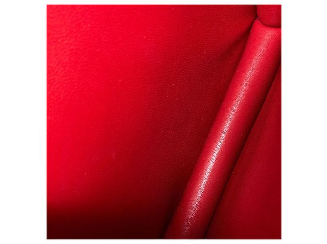 Classic Box Céline Celine Klassische Box Schultertasche Rot - Ansicht 11