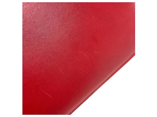 Classic Box Céline Celine Klassische Box Schultertasche Rot - Ansicht 18