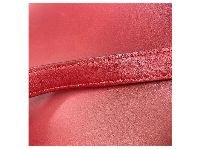 Classic Box Céline Celine Klassische Box Schultertasche Rot - Ansicht 20