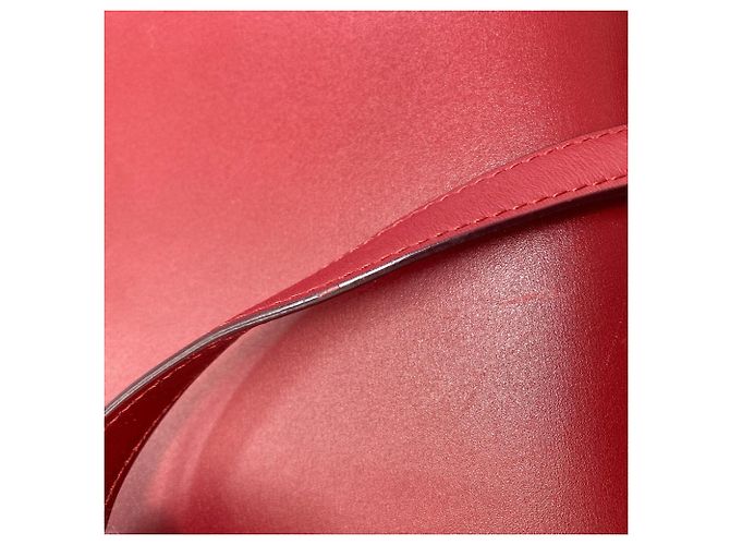 Classic Box Céline Celine Klassische Box Schultertasche Rot - Ansicht 23