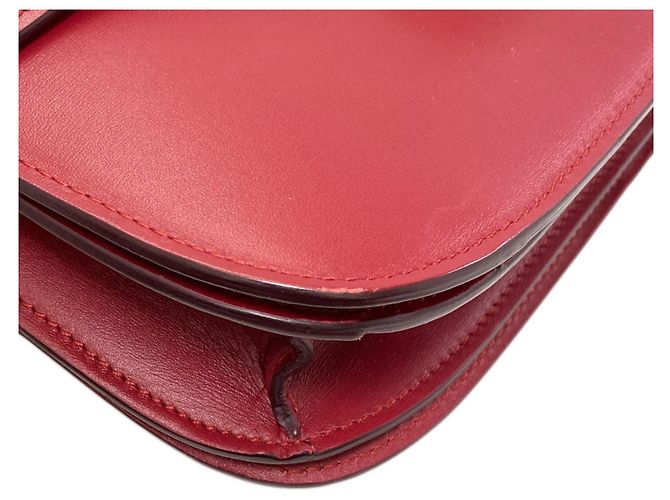 Classic Box Céline Celine Klassische Box Schultertasche Rot - Ansicht 25