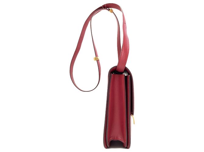 Classic Box Céline Celine Klassische Box Schultertasche Rot - Ansicht 3