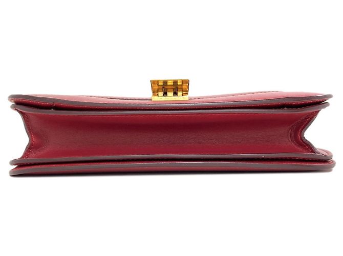 Classic Box Céline Celine Klassische Box Schultertasche Rot - Ansicht 4