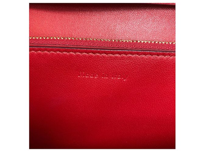 Classic Box Céline Celine Klassische Box Schultertasche Rot - Ansicht 7