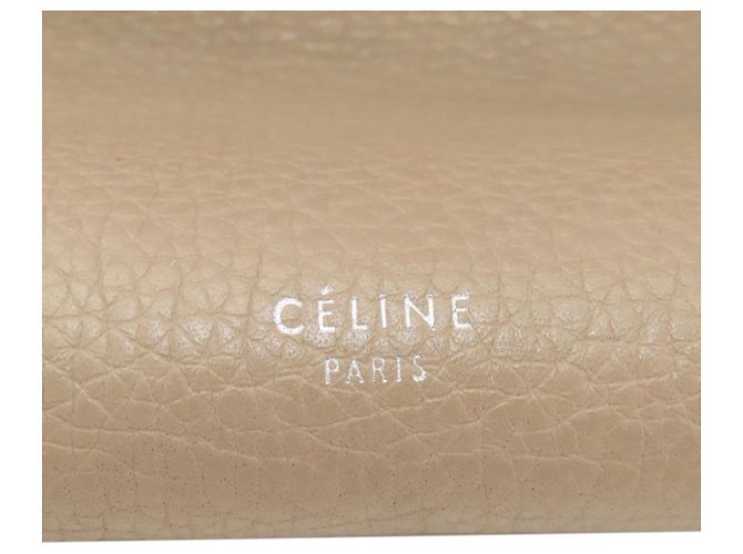 Céline Celine Big Bag Piccola Borsa Tote 2 Vie in Pelle per Donne Marrone - vista 12