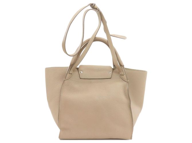 Céline Celine Big Bag Piccola Borsa Tote 2 Vie in Pelle per Donne Marrone - vista 2