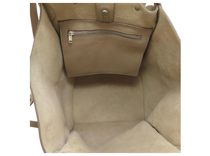 Céline Celine Big Bag Piccola Borsa Tote 2 Vie in Pelle per Donne Marrone - vista 5