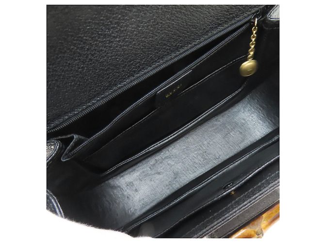 Borsa a mano Gucci Bamboo 2 in 1 Nero - vista 5