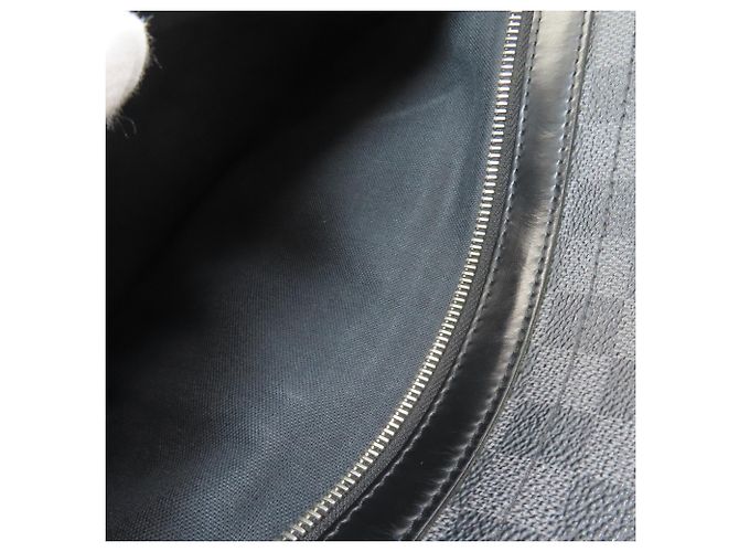 Borsa a Spalla Daniel MM N58029 di Louis Vuitton Grigio antracite Damier ebene - vista 12