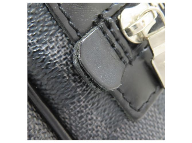 Borsa a Spalla Daniel MM N58029 di Louis Vuitton Grigio antracite Damier ebene - vista 13