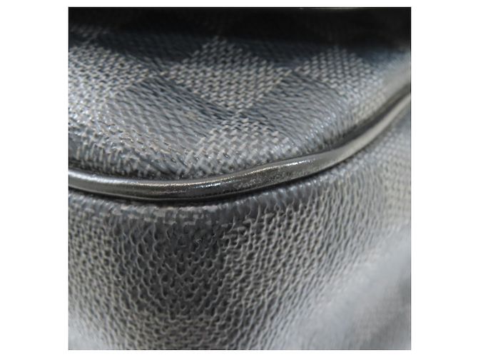 Borsa a Spalla Daniel MM N58029 di Louis Vuitton Grigio antracite Damier ebene - vista 22