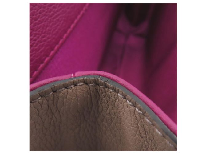 Borsa a Spalla Lockme 2BB di Louis Vuitton Marrone Rosa Porpora - vista 11
