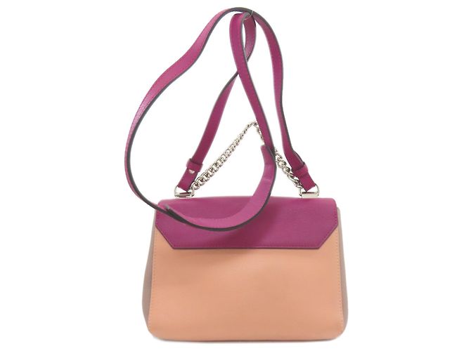 Borsa a Spalla Lockme 2BB di Louis Vuitton Marrone Rosa Porpora - vista 2