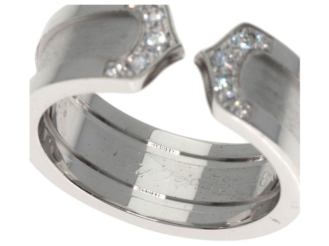 Cartier C2 Ring SM Diamant in 18K Weißgold Golden - Ansicht 5