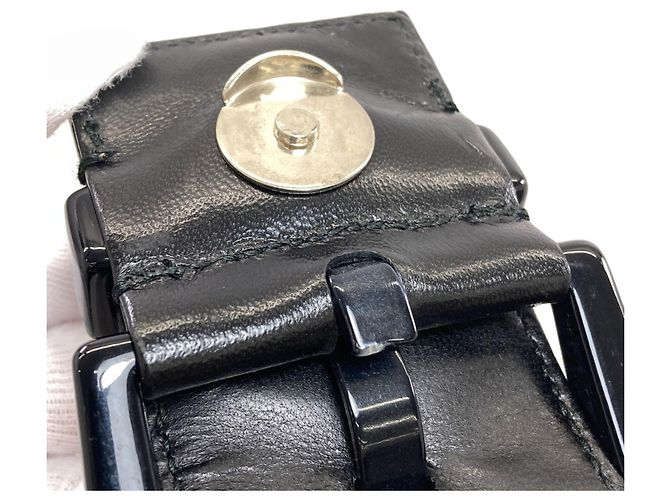 Prada B7128 Gürteldesign Handtasche Schwarz - Ansicht 11
