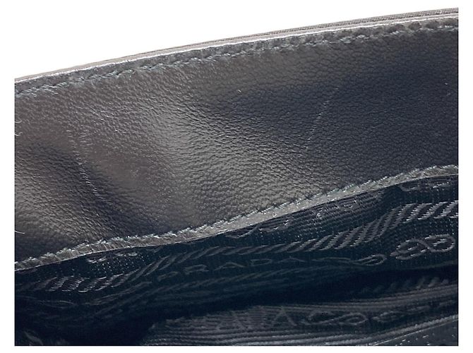 Prada B7128 Gürteldesign Handtasche Schwarz - Ansicht 16