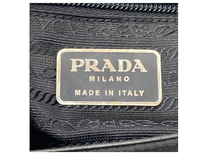 Prada B7128 Gürteldesign Handtasche Schwarz - Ansicht 6