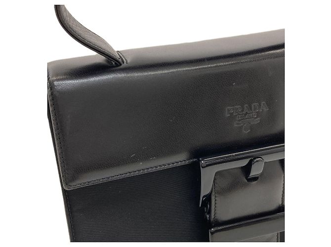 Prada B7128 Gürteldesign Handtasche Schwarz - Ansicht 8