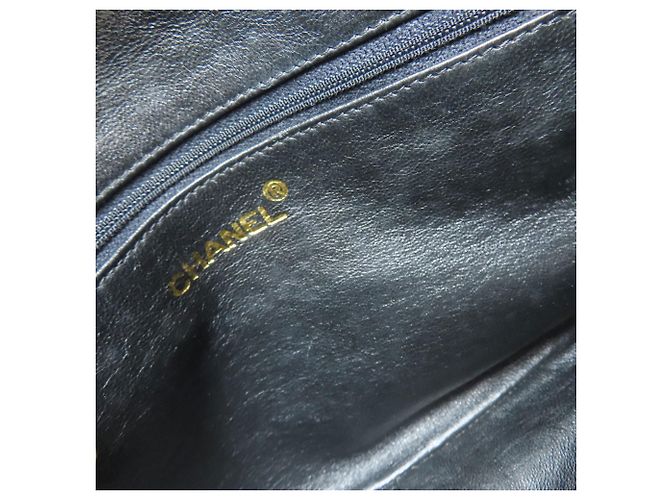 Borsa a Spalla con Catena Frangi Chanel Nero - vista 11