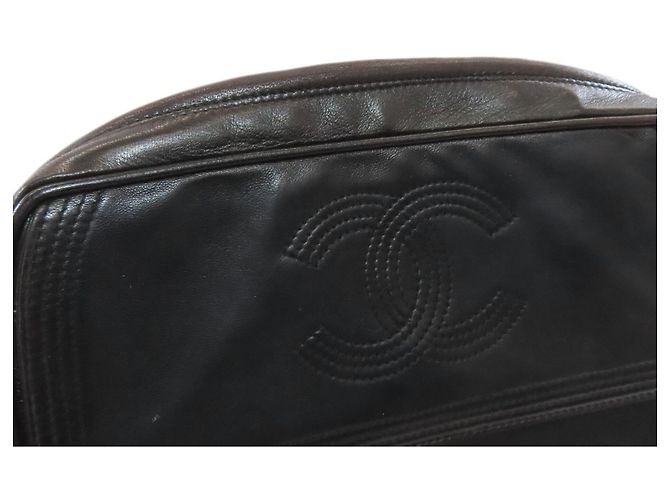 Borsa a Spalla con Catena Frangi Chanel Nero - vista 18