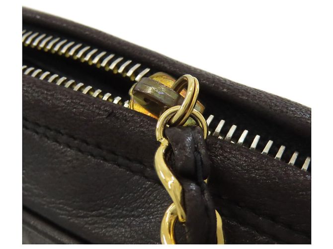 Borsa a Spalla con Catena Frangi Chanel Nero - vista 22
