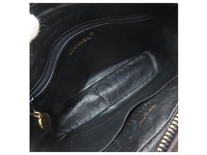Borsa a Spalla con Catena Frangi Chanel Nero - vista 6