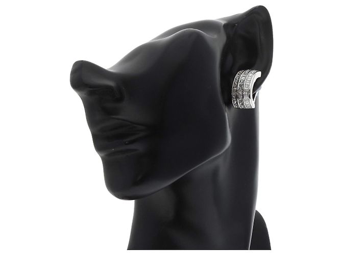 Boucheron Diamantohrringe aus 18K Weißgold - Ansicht 5