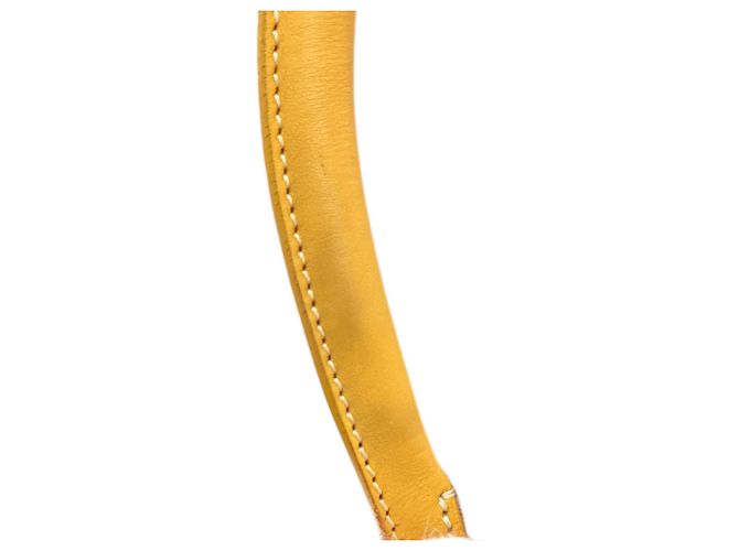 Goyard Boeing 30 Herringbone Pattern Boston Bag Yellow - view 16