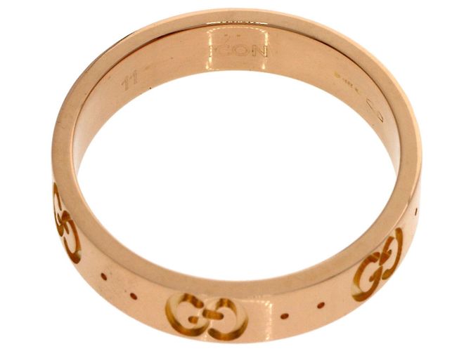 Anello Gucci Icon #11 in oro rosa 18K D'oro - vista 4