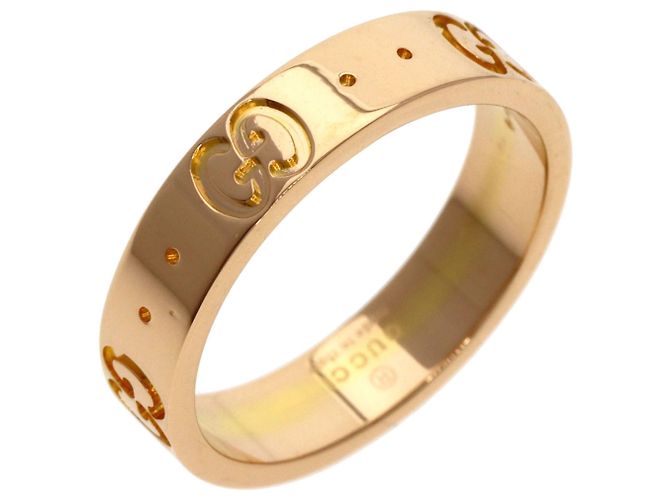 Anello Gucci Icon #8 in oro rosa 18K D'oro - vista 2