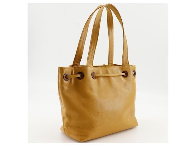 Borsa Tote Chanel Coco Mark Cammello - vista 3