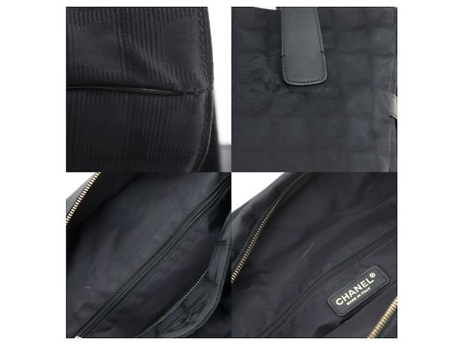 Borsa Tote della nuova linea di viaggio Chanel Nero - vista 9