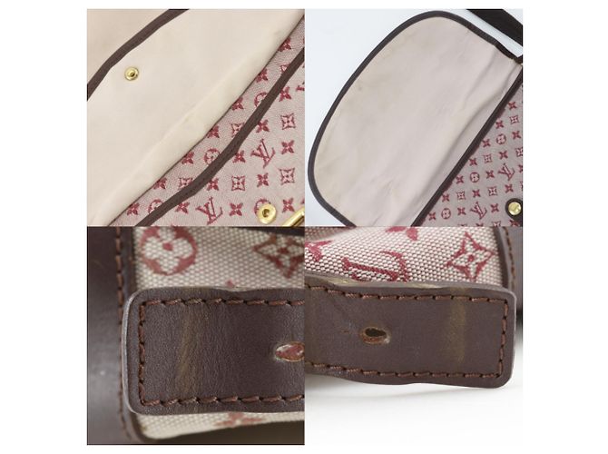 Borsa a Spalla Belanger Louis Vuitton M92171 Rosso - vista 14