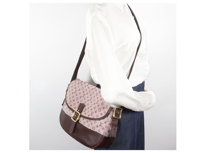 Borsa a Spalla Belanger Louis Vuitton M92171 Rosso - vista 20