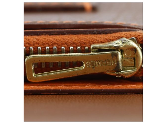 Cartera Larga Dogon GM de Hermès Castaño - vista 11