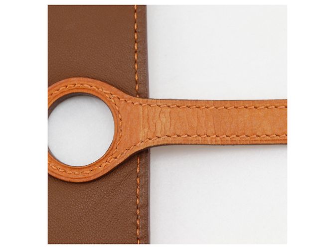 Cartera Larga Dogon GM de Hermès Castaño - vista 14