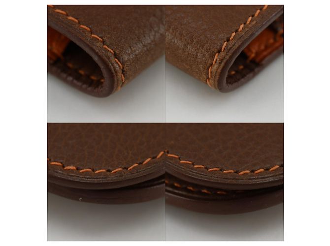 Cartera Larga Dogon GM de Hermès Castaño - vista 4