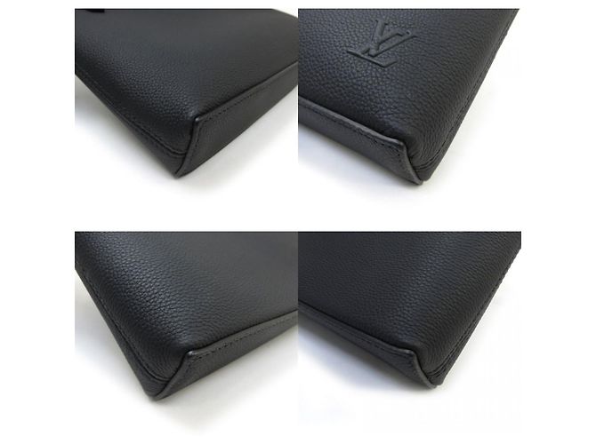 Pochette Takeoff Anagram LV Louis Vuitton Nero - vista 7