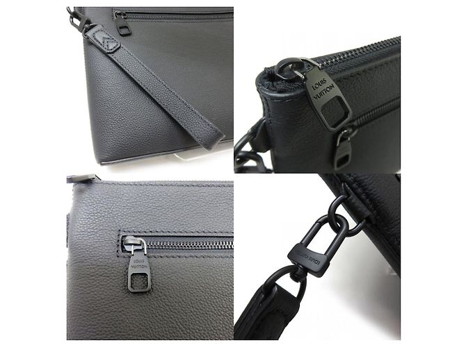 Pochette Takeoff Anagram LV Louis Vuitton Nero - vista 8