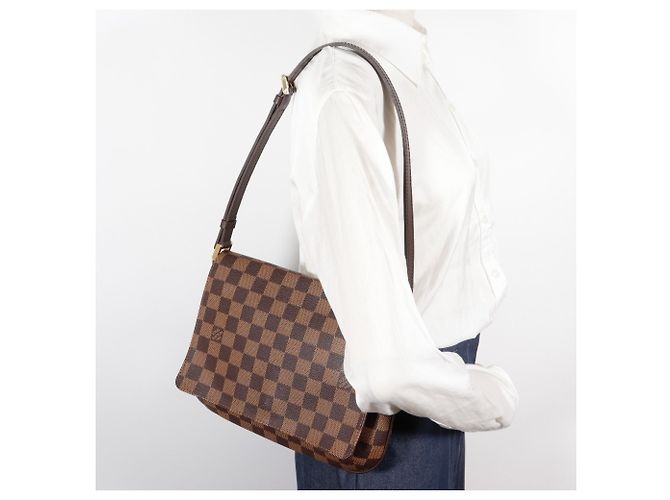 Borsa a Spalla Musette Tango Louis Vuitton Marrone - vista 14