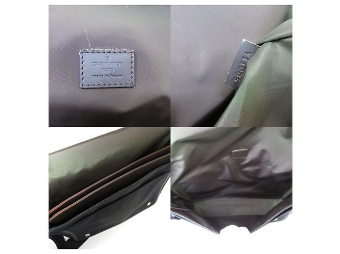 Borsa a Spalla Messaggero Damier Geant Louis Vuitton Nero - vista 4