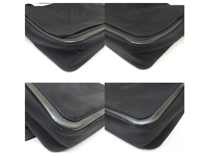 Borsa a Spalla Messaggero Damier Geant Louis Vuitton Nero - vista 5