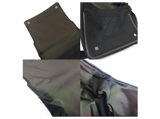 Borsa a Spalla Messaggero Damier Geant Louis Vuitton Nero - vista 6