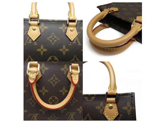 Borsa a Spalla Petite Sac Plat Monogramma Louis Vuitton Marrone - vista 8