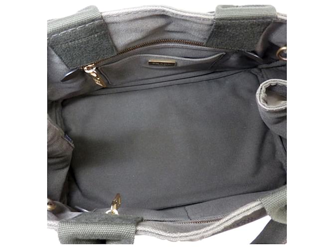 Borsa Tote Canapa di Prada Cachi - vista 4
