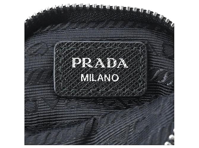 PRADA Re-Edition 2005 Borsa a Spalla in Nylon e Pelle Nero - vista 16