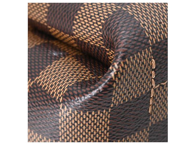 Borsa Louis Vuitton Damier Belmont NV BB Marrone - vista 13