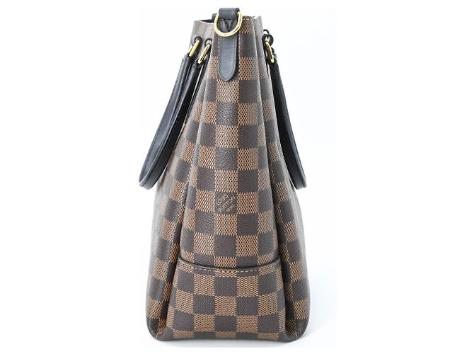 Borsa Louis Vuitton Damier Belmont NV BB Marrone - vista 5