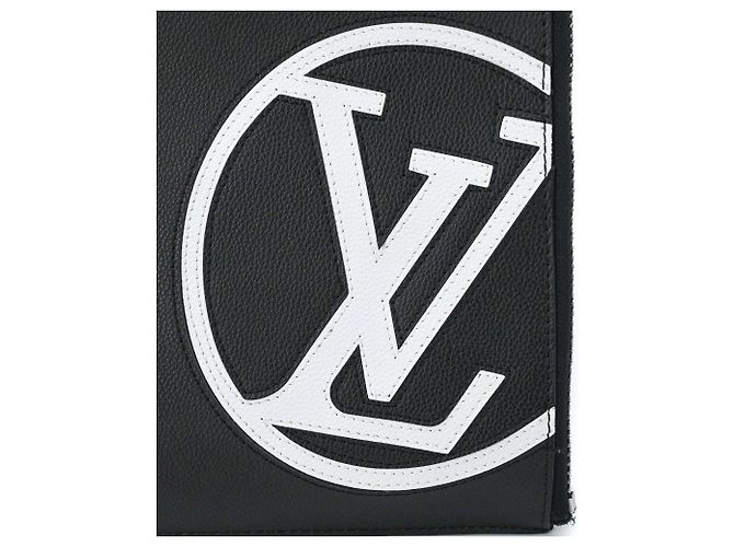 Borsa Clutch Pochette Jour GM Nera di Louis Vuitton Nero - vista 11