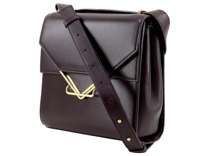 Bottega Veneta La Borsa a Spalla Clip Porpora - vista 2